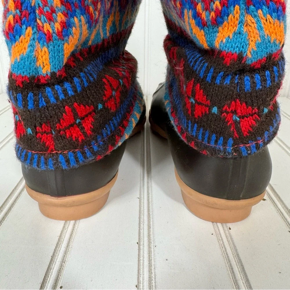 MUK LUKS Rainboots Women's 7‎ Duck Boots Southwest Slip On
